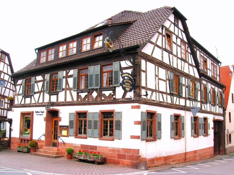 Goldner Engel, Restaurant - Hotel - Metzgerei Laudenbach  Exteriér fotografie